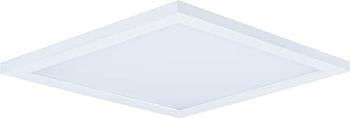 Maxim Lighting Wafer 15" Surface Mount Ceiling Light | White Finish | Modern Surface Mount for Kitchens and Hallways | Low Profile Surface Mount | 58739WTWT