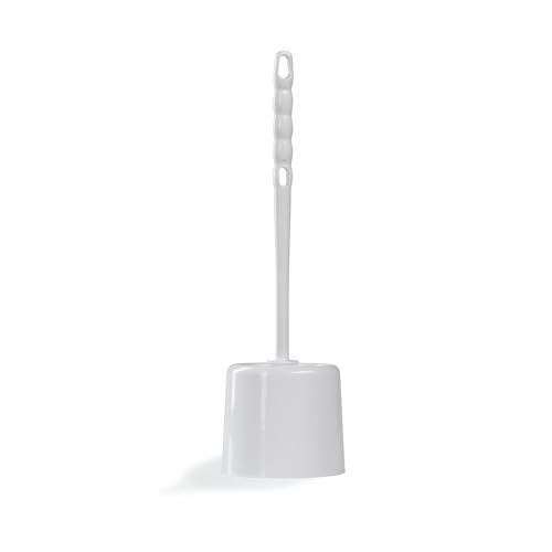 Sparta Toilet Bowl Brush with Caddy, 16 Inch, White
