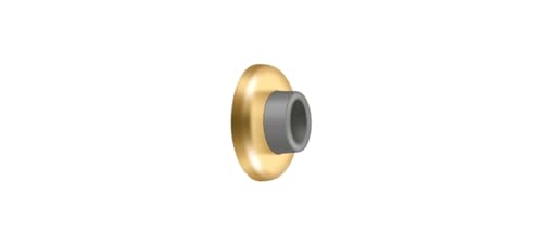 Deltana WB250CR003 21/2-Inch Diameter Wall Mount Concave Flush Bumper - color: PVD Polished Brass
