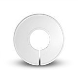 Clothing Rack Size Dividers Blank White Round - 10 Pack