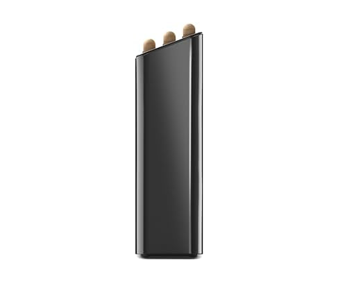 Joseph Joseph Folio 3-Piece Premium Bamboo Cutting Board Set, Slimline Stainless Steel Case for Organized Kitchen Storage - color: Black, size: 15"L x 3.4"W
