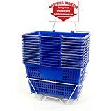 Only Hangers Set of 12 Blue Shopping Basket Set