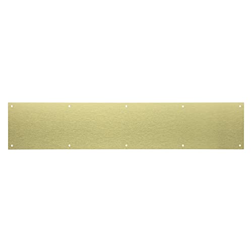 National Hardware Kickplate, 8" x 34", Aluminum, Brushed Gold - color: Brushed Gold, size: 8" x 34"