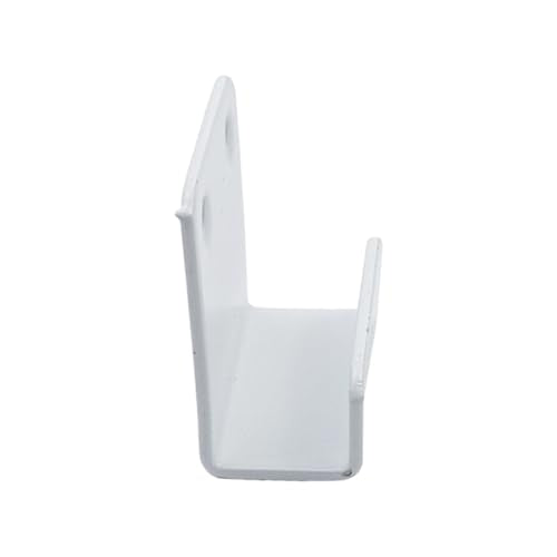 Coshar 10PCS Stainless Steel Tile Hanger Bracket Hook, 15mm Inner Width - size: 15mm Inner Width(White)