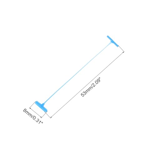 MECCANIXITY Standard Tagging Fasteners,Plastic Regular,Standard Label Gun Price Tagging Barbs for Garment Price Tag Label Tagging Barbs 50mm/2 Inch,Pack of 1500 Blue - color: Blue, size: 50mm/2 Inch