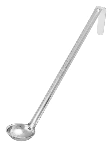 Winco 1/2 oz One-Piece Stainless Steel Ladle - color: Stainless, size: 1/2 Ounce, style: Professional