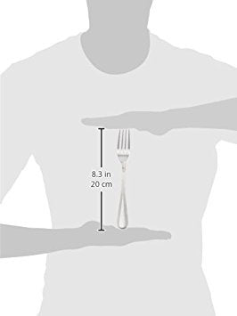 Winco 9.2" Continental Stainless Steel Table Forks (Set of 12)