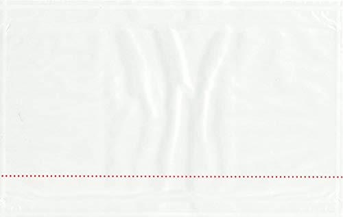 Invoice Packing Slip Pouches (10.75" x 6.75") – Clear Adhesive Envelope Bag Without Printing for Packing List Enclosed – Label Protectors, Mailing & Shipping Supplies (100)