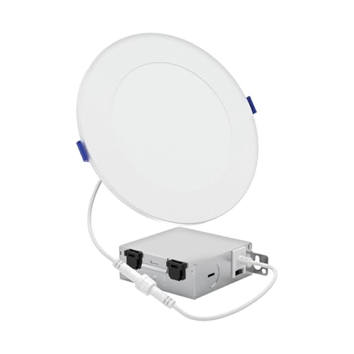 GE Color Select LED Wafer Downlight, Premium High-Lumen Direct Wire (4pk) - style: 1800 Lumens