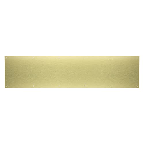 National Hardware Door Kickplate, 6" x 30", Aluminum, Brushed Gold - color: Brushed Gold, size: 6" x 30"