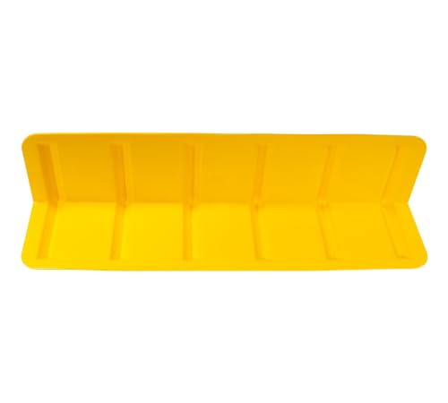 Mytee Products 10 Pack 8"x8"x36" Yellow Flatbed Corner Protector - V Shaped Edge Guard for Tie-Down Winch & Ratchet Straps - Plastic Corner Protector for Flatbed Trailer Cargo Load - color: Yellow, size: 10 - Pack