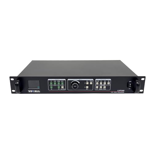 VDWall LVP300 LED Video Processor | Professional Video Wall Controller for LED Display Screens, Panels and Signage | Ideal for Rental Events, Fixed Installations, Small to Medium Video Wall Setups