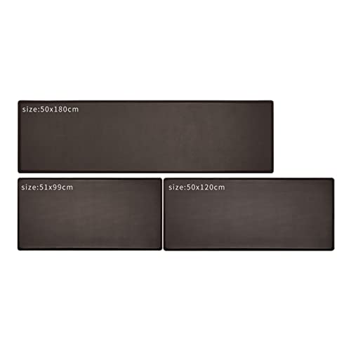 VXHCS 7/10" Extra Thick Anti Fatigue mats for Kitchen Floor, 19.7“x47.6 Standing Desk Mat Ergonomic Waterproof Mat, for Home, Office, Laundry, Black