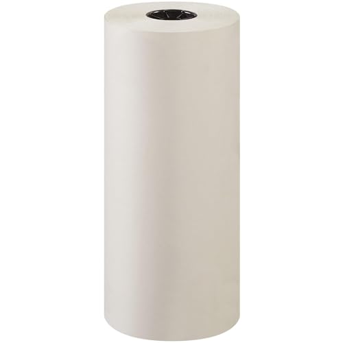 BOX USA White Newsprint Paper Roll 20x17280" (1440'), Recycled for Packing - size: 20"