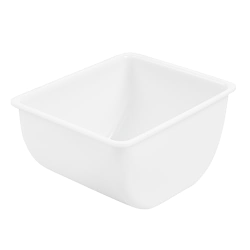Restaurantware-CADDY INSERTS ONLY: Bar Lux 1.6 Pint Inserts For Condiment Dispensers, 4 Replacement Inserts For Garnish Caddies - Condiment Caddy Sold Separately, Sturdy, White Plastic Tray Inserts - size: 1.5 Pint