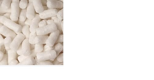 1 Cubics Biodegradable Packing Peanuts, 1 Pack