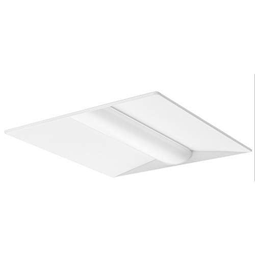 Lithonia Lighting 2x2 LED Troffer Light, BLT Series Low Profile LED Drop in Ceiling Light for Dropped Ceiling with Curved Ribbed Diffuser, 3300 Lumens, 4000K Cool White - color: 4000K, size: 2 ft x 2 ft, style: Standard