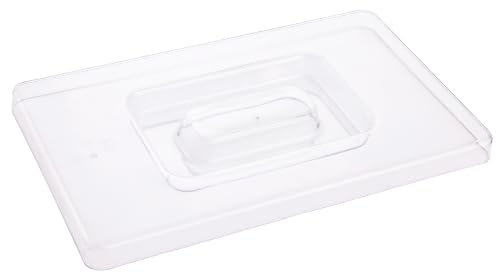 Kratos Steel Ingredient Bin Cart with Blue/White/Yellow Bins and 3 Lids - size: 1 Cart, 3 Bins, 3 Lids