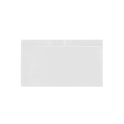 2000 Count 7" x 5.5" Shipping Label Envelopes, Clear Packing List Pouches with Self-Adhesive Back, Top Loading for Shipping Labels Sleeves, for Packing Slips, Labels Invoices & Paperwork. GPI - size: 7" X 5.5"