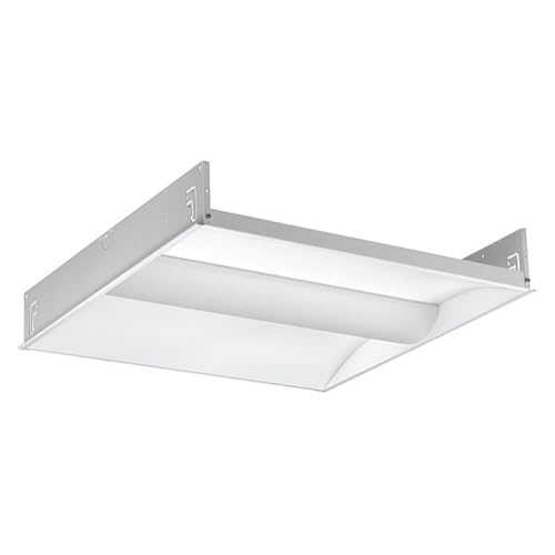 HUBBELL LIGHTING LCAT22-35ML-G-EDU Columbia Lighting Led Architectural Troffer, 2 x 2', 3500K, Medium Lumen, Grid Lay-in, 0-10V Dimming, 120-277V