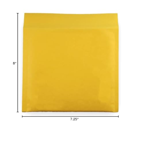5 EcoSwift Size #CD 7.25 x 8 Kraft Bubble Mailers Self Sealing Bulk Padded Shipping Supplies Packaging Envelopes Bags CD 7.25 inches by 8 inches