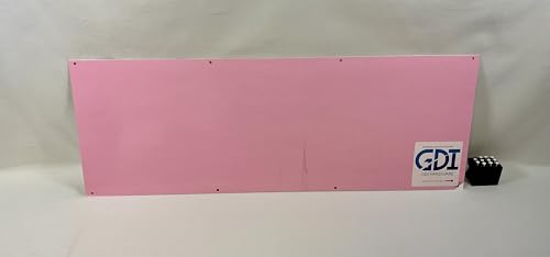 Anodized Aluminum Kickplates, Various Sizes, Colors, and Mounting Options Available, 0.040-Inch Profile, Square Corners, American Made (Ultra White, 10" x 38" - for 40" Door) - color: Ultra White, size: 10" x 38" - for 40" Door