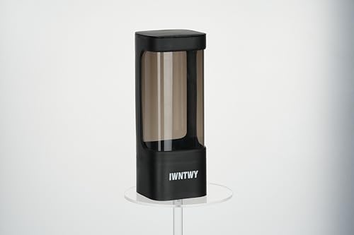 Cup Dispenser, Wall Mount Water Cooler Cups Holder Fit 3-5oz Cup - color: Black