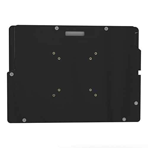 Anti-Theft Acrylic Case with 360 Rotate 180 Swivel Metal Desktop Stand for MS Surface Pro 3/4/5/6/7 Tablet (Black) - color: Black, size: Surface Pro 3/4/5/6/7