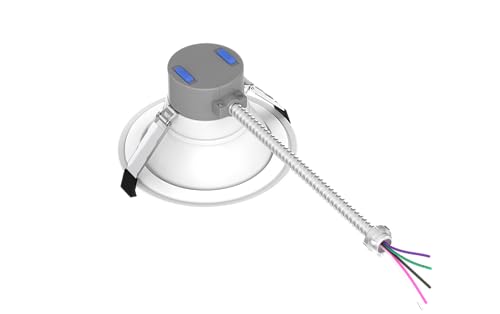 WareLight 6" LED Round Commercial Downlight, 3600 Lumen Max, Wattage & CCT Selectable, 120-277V - size: Round - 6 Inches