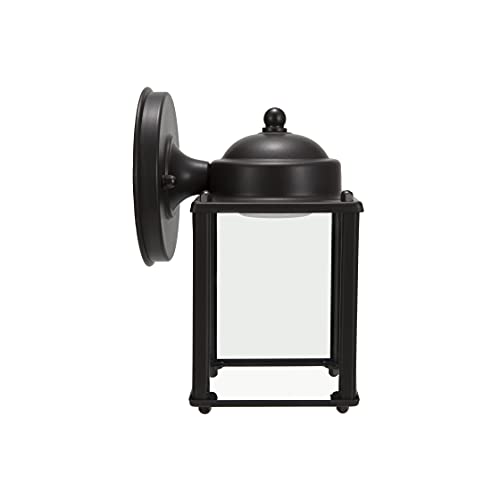LIT-PaTH Outdoor Wall Light Fixture, Rustproof Aluminum, Clear Glass, LED - color: Bronze, size: 5000K LED