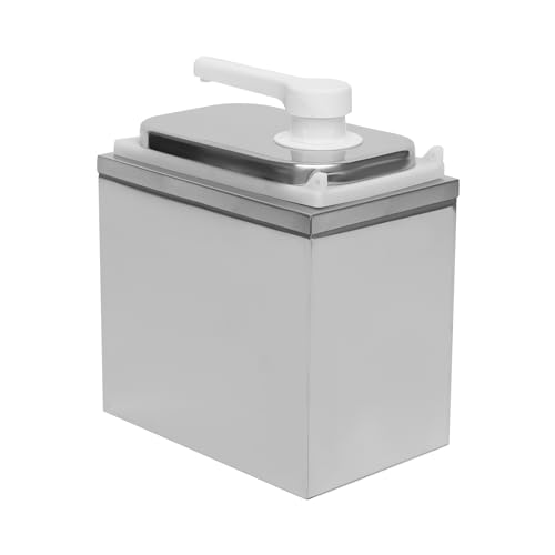 Sauce Dispenser Pump, Stainless Sauce Station Condiment Pump Station Ketchup Dressing BBQ Sauce Pumps Dispenser for Buffet, Restaurant, Cake Room, Coffee Shop Equipment (Single Head) - size: Single Head