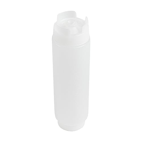 Restaurantware-16oz. FIFO Inverted Plastic Squeeze Bottle with Refill and Dispensing Lids - First In First Out - Perfect for Restaurants, Catering, and Food Trucks - 1ct box - style: 16 oz