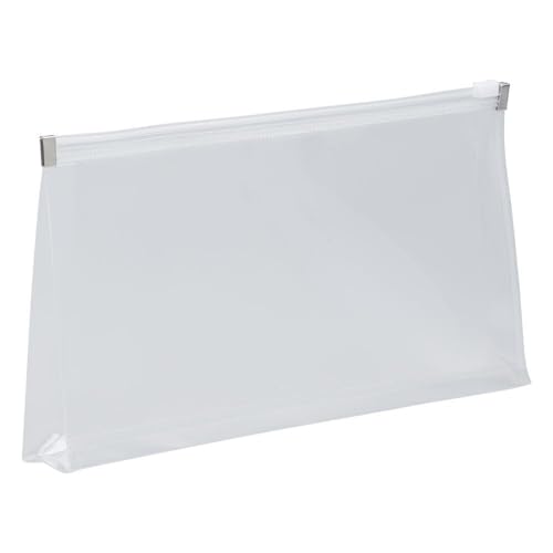 JAM PAPER Plastic Envelopes with Zip Closure - #10 Booklet Wallet - 5 x 10 - Clear - 3/pack - color: Clear, size: #10 Business Size - 3 Pack