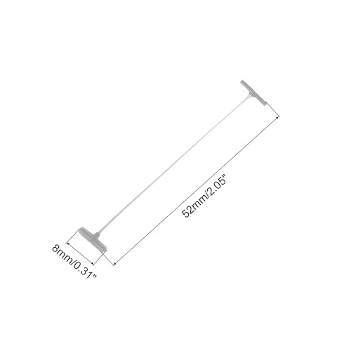MECCANIXITY Standard Tagging Fasteners,Plastic Regular,Standard Label Gun Price Tagging Barbs for Garment Price Tag Label Tagging Barbs 50mm/2 Inch,Pack of 1500 Gray - color: Gray, size: 50mm/2 Inch