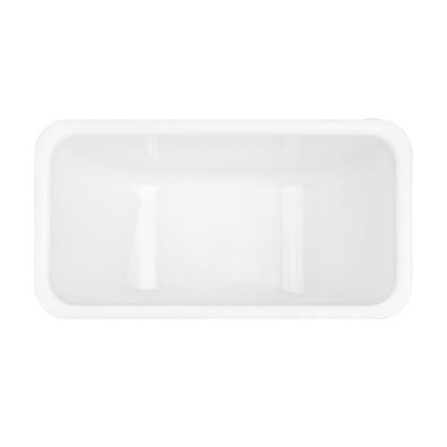 Restaurantware White Plastic Pint Insert, 5.5 x 2.9 x 2.8 In - size: 1 Pint