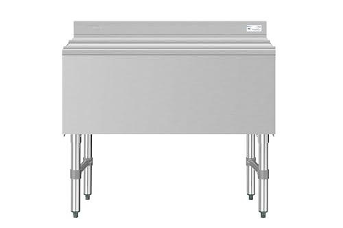 KoolMore 36 Inch Commercial Stainless Steel Underbar Ice Bin with Siding Lid, NSF Certified (KM-UIB-1836) - size: 36 in.