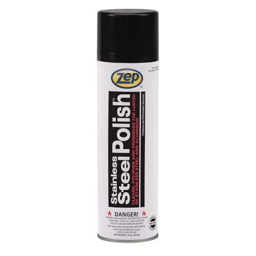 Zep Stainless Steel Cleaner - 16 oz (Case of 12) 14301 - Pro Cleaner