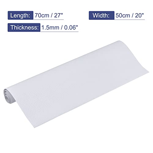 MECCANIXITY Corrugated Paper Sheets 5pcs 27x20inch White - color: White, size: 27-inch x 20-inch