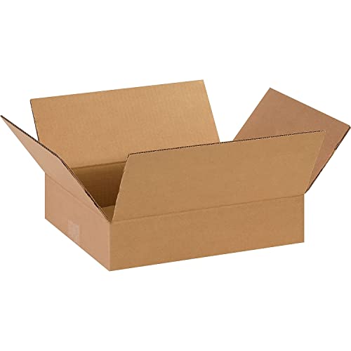 BOX USA Shipping Boxes Flat 14"L x 11"W x 3"H 25-Pack - Corrugated Cardboard Box for Moving, Mailing, Packing, Packaging and Storage - size: 14x11x3" (25-Pack)