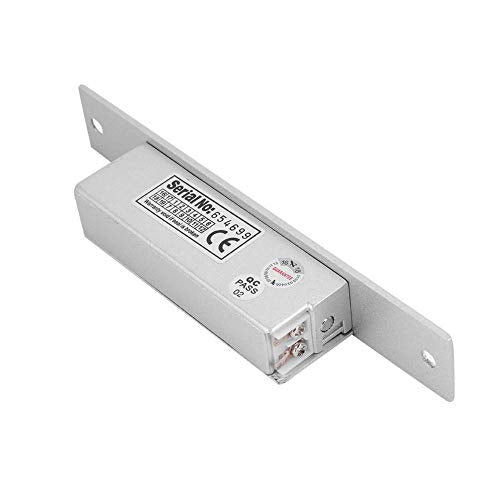 Access Control Electric Strike Lock, 500KG Heavy Duty Electric Door Lock Fail Secure or Fail Door/Gate Strike Lock Stainless Steel Material(NO)