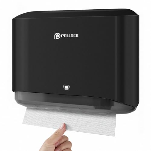 Pollock Commercial Paper Towel Dispenser Holder Wall Mount - color: Black-5859