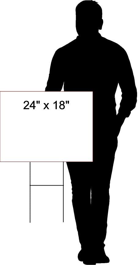 Wet Floor Hazard Warning 1 Double Sided 18x24 in. Yard Road Sign w/Stand - size: 1- Double Sided