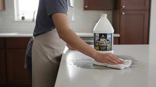 Belle Chemical 50% Pure Concentrated Vinegar - 125x Stronger - Indoor and Outdoor Cleaner (128 Fl Oz) - size: 128 Fl Oz (Pack of 1)