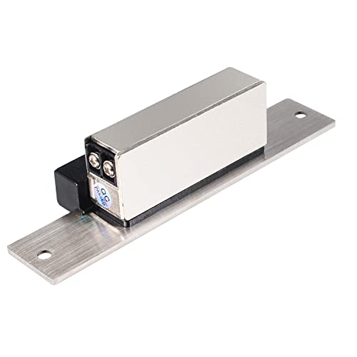 Electric Strike Lock, Wide Strike, Fail Secure Electric Door Lock - size: NO-Fail Secure Black