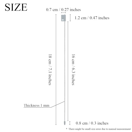 200Pcs Grey Nylon Hang Tag String, 7.1-inch 1mm Snap Lock Pin Loop Fasteners Tag Rope Ties for Clothing Shoes Bags Luggage Label Price Tags, SATONBEYI - style: Grey-18cm-200P