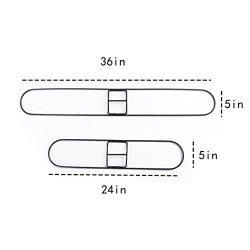 Matthew Cleaning Universal Commercial Clip-on Wire Industries Dust Mop Frame, 24 inch ( Pack of 3) Sold Seperately,Perfect for Floor Cleaning Home/Office/Lobby/Bathroom/Kitchen/Janitor - color: Dust Mop Frame, size: 24'' 3 Pack