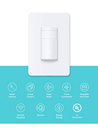 Kasa Smart Wi-Fi Motion Sensor Switch KS200M, Single Pole - size: 1-Pack, style: Motion Sensor