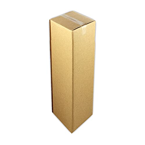 5 EcoSwift 4x4x48 Corrugated Cardboard Packing Boxes Mailing Moving Shipping Tall Long Box Cartons 4 x 4 x 48 inches