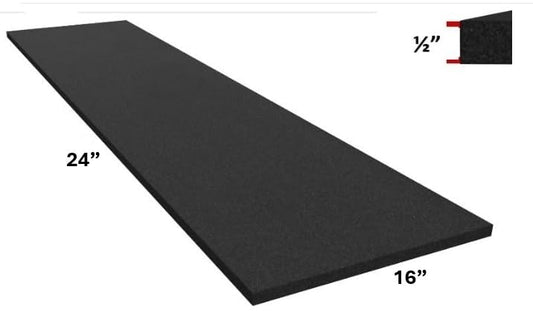 XCEL Multi-Purpose Crafting Foam Sheet Roll – Neoprene Rubber Sheets for Costumes Cosplay Packing Foam Gasket Material – Closed Cell Foam Padding in Various Options (Black, 24" x 16" x 1/2" (5 Pack)) - color: Black, size: 24" x 16" x 1/2" (5 Pack)
