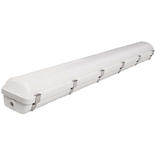 VPA Series LED Vaportight Linear Light Fixture, 2-4 ft, 25W - 40W, Selectable CCT 3500K-5000K, Polycarbonate Housing, cULus Listed for Wet Locations, DLC, NSF, NEMA 4X (4ft) - size: 4ft